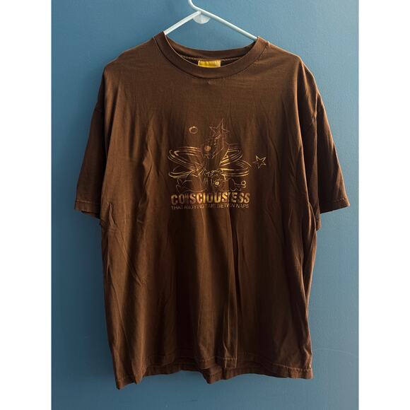 Hanna-Barbera CONSCIOUSNESS The Annoying Time between NAPS Brown Shirt XL - Picture 1 of 2